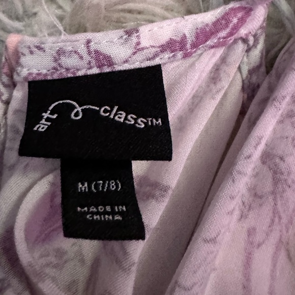 Art class dress with shorts purple - Picture 3 of 3